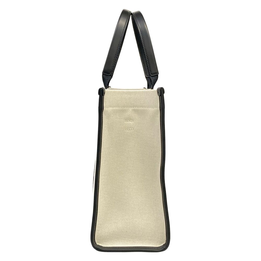 Balenciaga Hardware Tote Bag Tote Bag 671400 Cream Black Canvas Leather - Picture 4 of 13